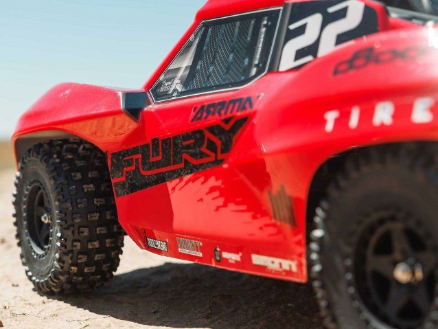 RED 1/10 FURY MEGA 550 4X2 SCT WITH BATTERY AND CHARGER - Cars - view 10