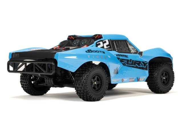 BLUE 1/10 FURY MEGA 550 4X2 SCT WITH BATTERY AND CHARGER - Cars - view 2