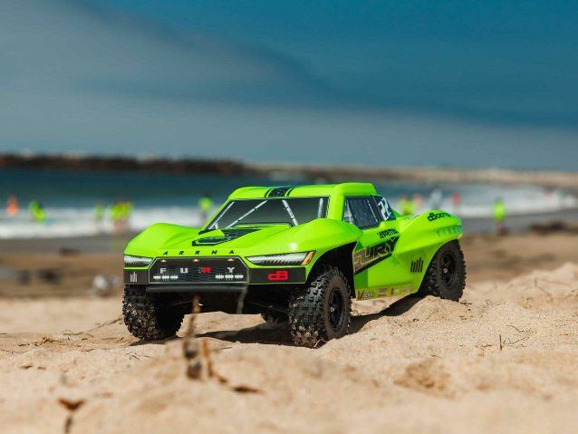 green 1/10 FURY MEGA 550 4X2 SCT ARTR no battery or charger - Cars - view 11
