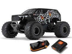 GUN METAL 1/10 GORGON MEGA 550 2WD MT RTA Kit WITH BATTERY AND CHARGER