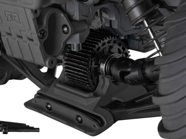 GUN METAL 1/10 GORGON MEGA 550 2WD MT RTA Kit WITH BATTERY AND CHARGER - Cars - view 7