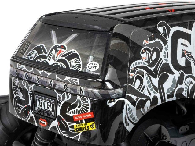 GUN METAL 1/10 GORGON MEGA 550 2WD MT RTA Kit WITH BATTERY AND CHARGER - Cars - view 9