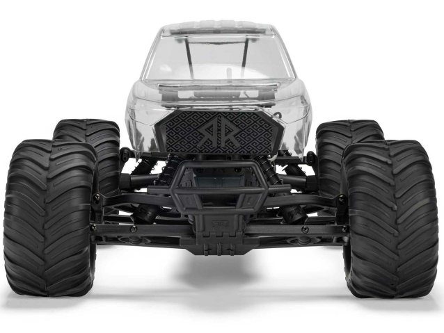 CLEAR 1/10 GORGON 2WD RTA Kit Brushed Monster Truck WITH BATTERY AND CHARGER - Cars - view 5