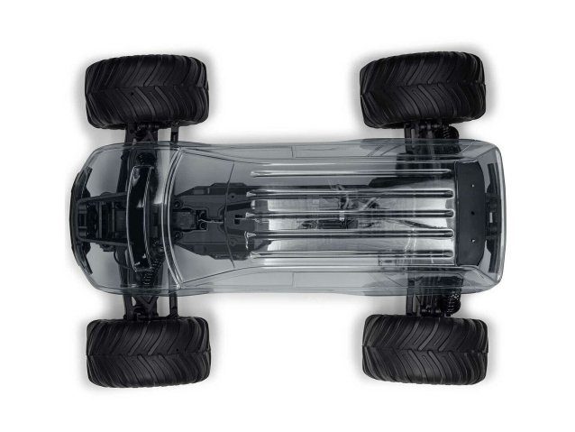 CLEAR 1/10 GORGON 2WD RTA Kit Brushed Monster Truck WITH BATTERY AND CHARGER - Cars - view 9