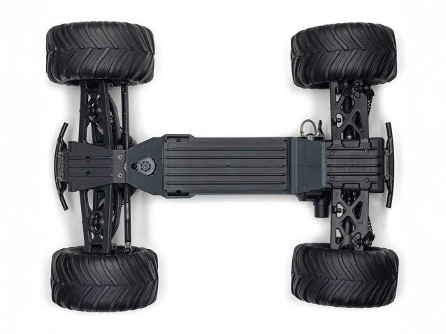 CLEAR 1/10 GORGON 2WD RTA Kit Brushed Monster Truck WITH BATTERY AND CHARGER - Cars - view 10