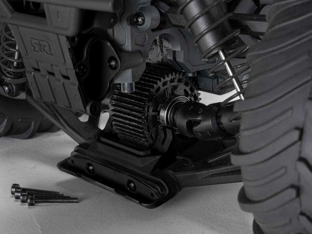 CLEAR 1/10 GORGON 2WD RTA Kit Brushed Monster Truck WITH BATTERY AND CHARGER - Cars - view 11