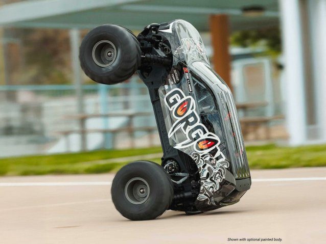 CLEAR 1/10 GORGON 2WD RTA Kit Brushed Monster Truck WITH BATTERY AND CHARGER - Cars - view 18