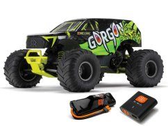 YELLOW 1/10 GORGON MEGA 550 2WD MT WITH BATTERY AND CHARGER