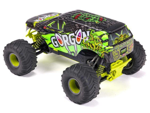 YELLOW 1/10 GORGON MEGA 550 2WD MT WITH BATTERY AND CHARGER - Cars - view 3