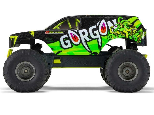 YELLOW 1/10 GORGON MEGA 550 2WD MT WITH BATTERY AND CHARGER - Cars - view 4
