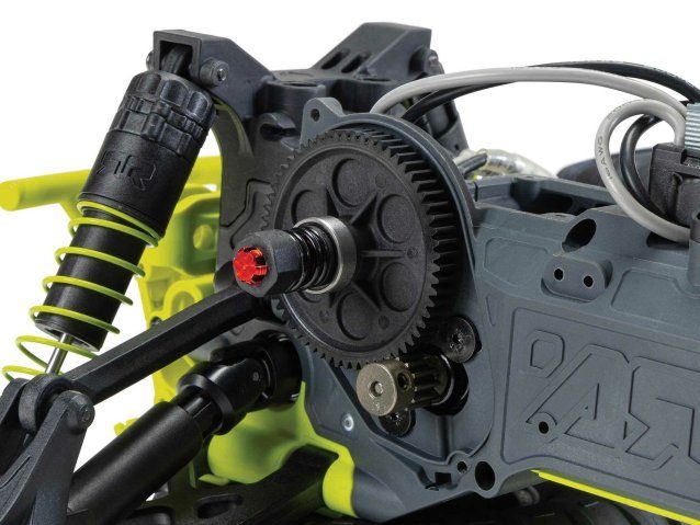 YELLOW 1/10 GORGON MEGA 550 2WD MT WITH BATTERY AND CHARGER - Cars - view 5