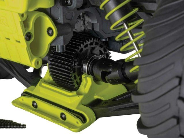 YELLOW 1/10 GORGON MEGA 550 2WD MT WITH BATTERY AND CHARGER - Cars - view 7