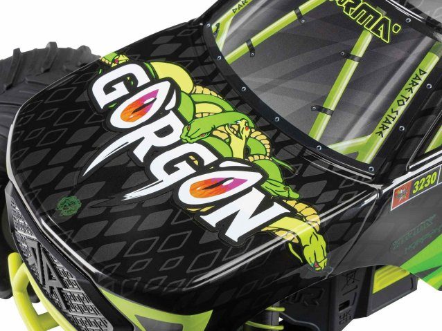 YELLOW 1/10 GORGON MEGA 550 2WD MT WITH BATTERY AND CHARGER - Cars - view 11