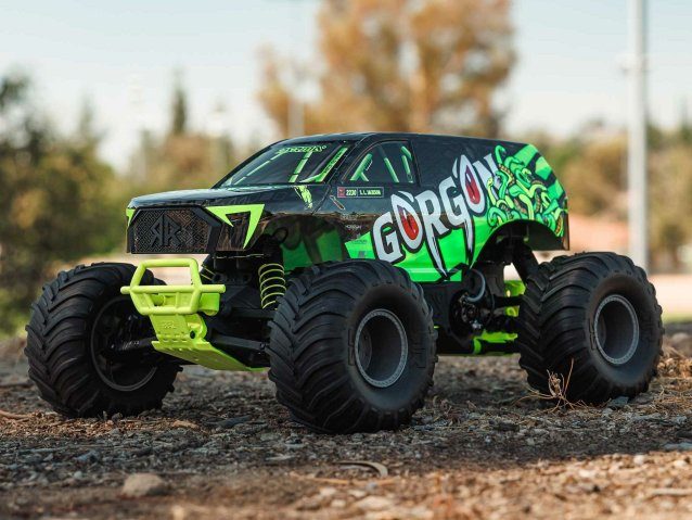 YELLOW 1/10 GORGON MEGA 550 2WD MT WITH BATTERY AND CHARGER - Cars - view 17