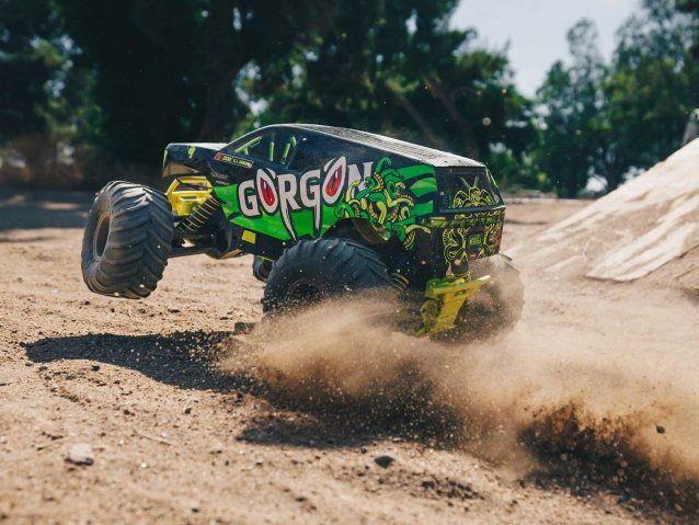 YELLOW 1/10 GORGON MEGA 550 2WD MT WITH BATTERY AND CHARGER - Cars - view 19