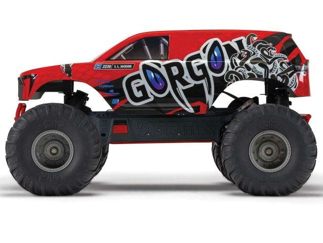 RED 1/10 GORGON MEGA 550 2WD MT WITH BATTERY AND CHARGER - Cars - view 4