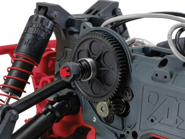 RED 1/10 GORGON MEGA 550 2WD MT WITH BATTERY AND CHARGER - Cars - view 5
