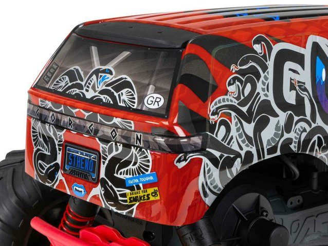 RED 1/10 GORGON MEGA 550 2WD MT WITH BATTERY AND CHARGER - Cars - view 9