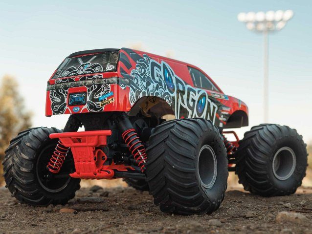 RED 1/10 GORGON MEGA 550 2WD MT WITH BATTERY AND CHARGER - Cars - view 11