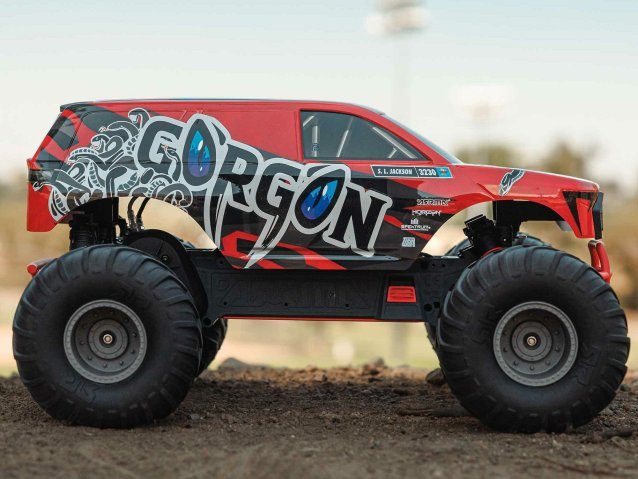 RED 1/10 GORGON MEGA 550 2WD MT WITH BATTERY AND CHARGER - Cars - view 12