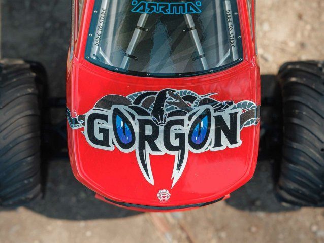 RED 1/10 GORGON MEGA 550 2WD MT WITH BATTERY AND CHARGER - Cars - view 14