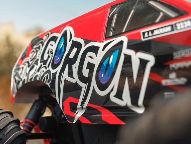 RED 1/10 GORGON MEGA 550 2WD MT WITH BATTERY AND CHARGER - Cars - view 17