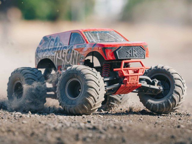RED 1/10 GORGON MEGA 550 2WD MT WITH BATTERY AND CHARGER - Cars - view 22