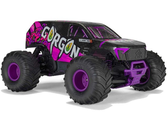 PURPLE 1/10 GORGON MEGA 550 2WD MT WITH BATTERY AND CHARGER - Cars - view 2
