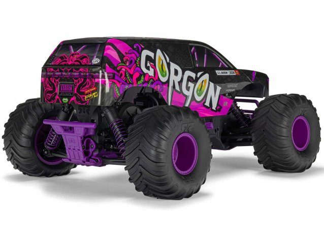 PURPLE 1/10 GORGON MEGA 550 2WD MT WITH BATTERY AND CHARGER - Cars - view 3