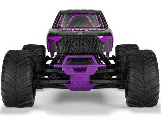 PURPLE 1/10 GORGON MEGA 550 2WD MT WITH BATTERY AND CHARGER - Cars - view 4