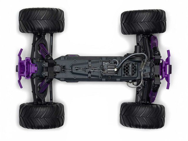 PURPLE 1/10 GORGON MEGA 550 2WD MT WITH BATTERY AND CHARGER - Cars - view 8