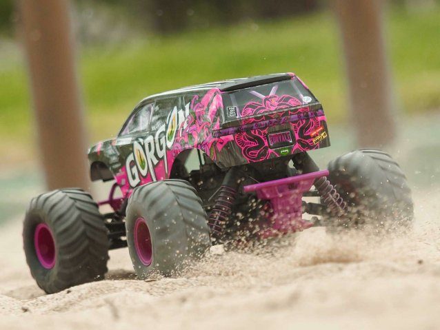 PURPLE 1/10 GORGON MEGA 550 2WD MT WITH BATTERY AND CHARGER - Cars - view 24