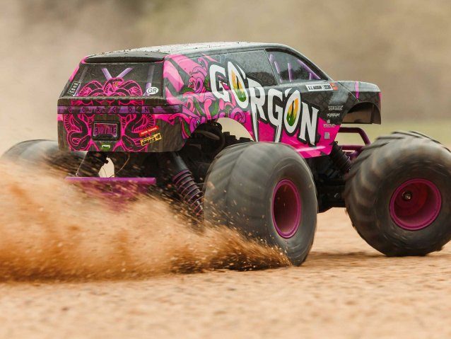 PURPLE 1/10 GORGON MEGA 550 2WD MT WITH BATTERY AND CHARGER - Cars - view 25