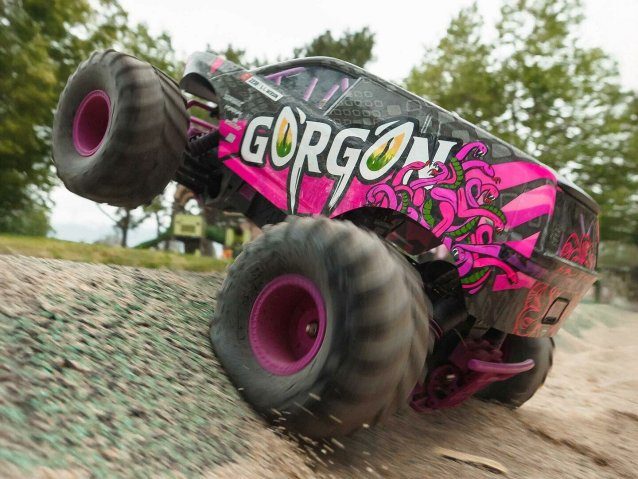 PURPLE 1/10 GORGON MEGA 550 2WD MT WITH BATTERY AND CHARGER - Cars - view 26