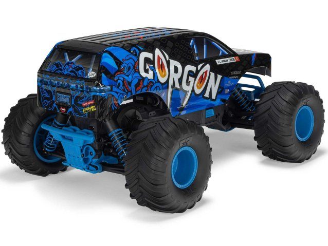 BLUE 1/10 GORGON MEGA 550 2WD MT WITH BATTERY AND CHARGER - Cars - view 2