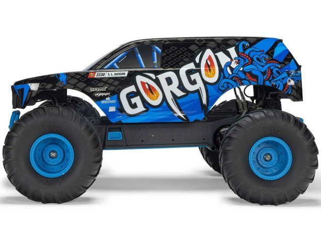 BLUE 1/10 GORGON MEGA 550 2WD MT WITH BATTERY AND CHARGER - Cars - view 5
