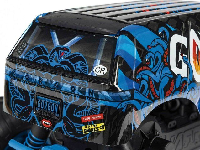 BLUE 1/10 GORGON MEGA 550 2WD MT WITH BATTERY AND CHARGER - Cars - view 11