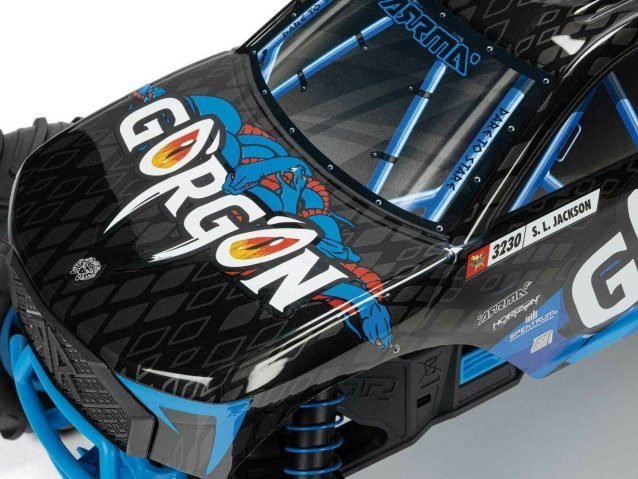 BLUE 1/10 GORGON MEGA 550 2WD MT WITH BATTERY AND CHARGER - Cars - view 12