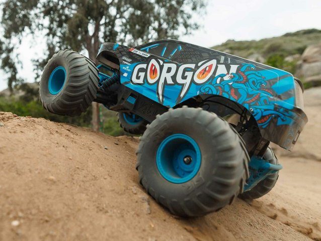 BLUE 1/10 GORGON MEGA 550 2WD MT WITH BATTERY AND CHARGER - Cars - view 21