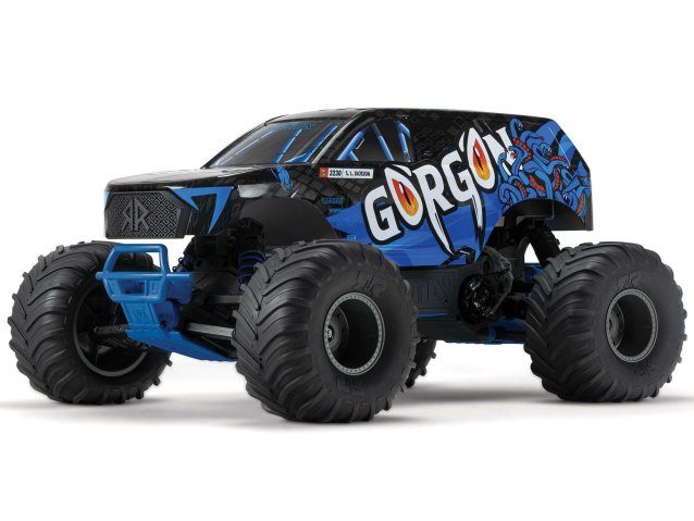 blue 1/10 GORGON MEGA 550 2WD MT no battery and charger - Cars