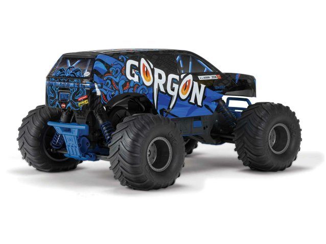blue 1/10 GORGON MEGA 550 2WD MT no battery and charger - Cars - view 3