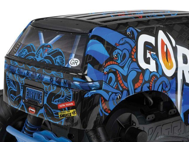 blue 1/10 GORGON MEGA 550 2WD MT no battery and charger - Cars - view 9