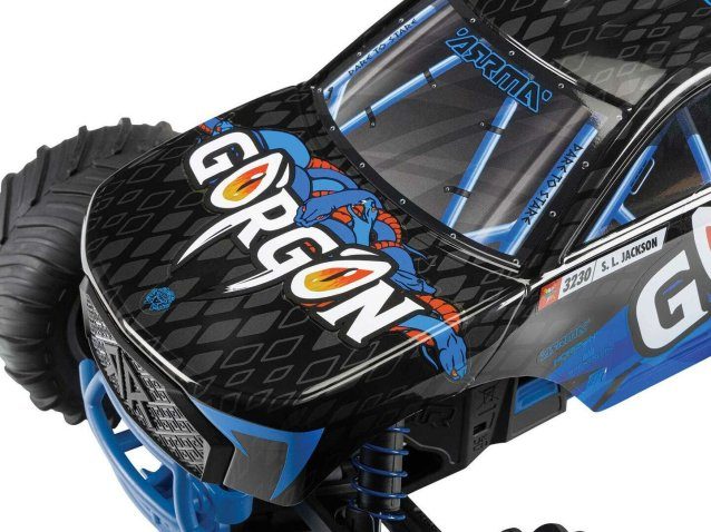 blue 1/10 GORGON MEGA 550 2WD MT no battery and charger - Cars - view 11