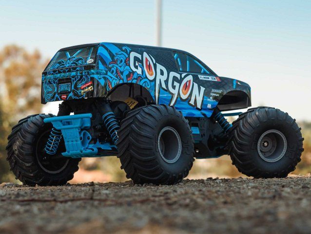 blue 1/10 GORGON MEGA 550 2WD MT no battery and charger - Cars - view 17