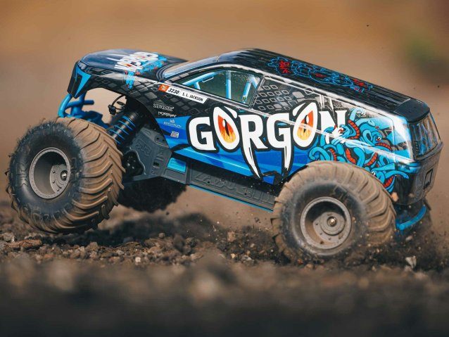 blue 1/10 GORGON MEGA 550 2WD MT no battery and charger - Cars - view 21