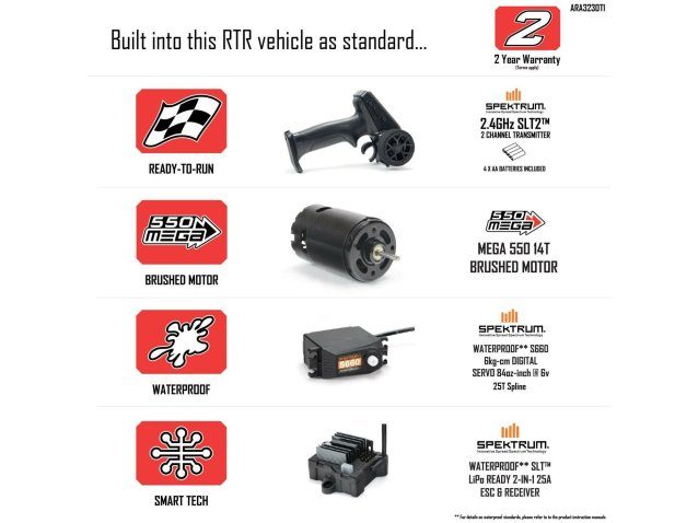 blue 1/10 GORGON MEGA 550 2WD MT no battery and charger - Cars - view 24