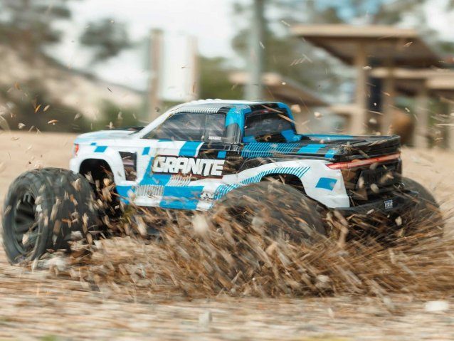 blue 1/10 GRANITE MEGA 665 4X4 RTR Monster Truck - Cars - view 17