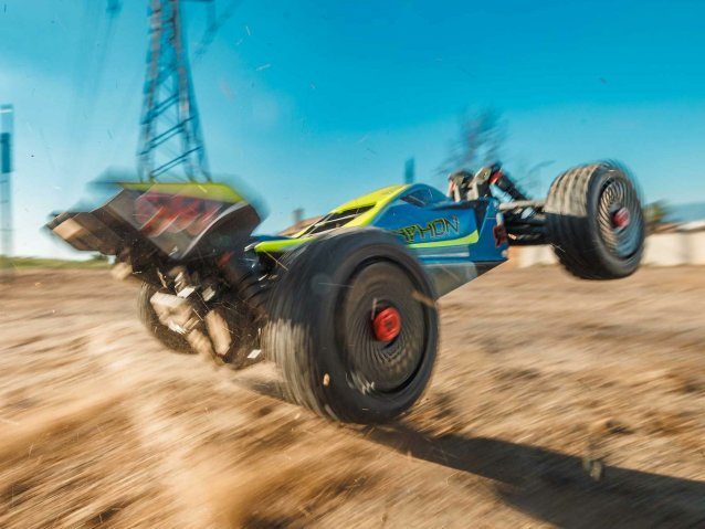 BLUE 1/8 TYPHON MEGA 665 4X4 RTR Buggy - Cars - view 25