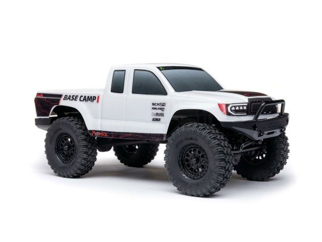 white 1/24 SCX24 Base Camp 4WD Rock Crawler RTR - Cars