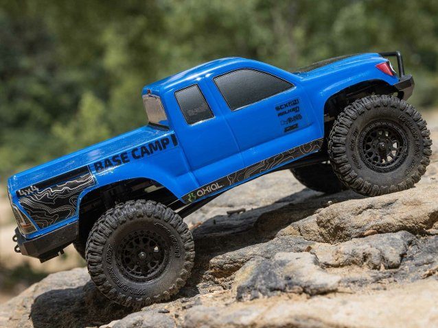 blue 1/24 SCX24 Base Camp 4WD Rock Crawler RTR - Cars - view 17